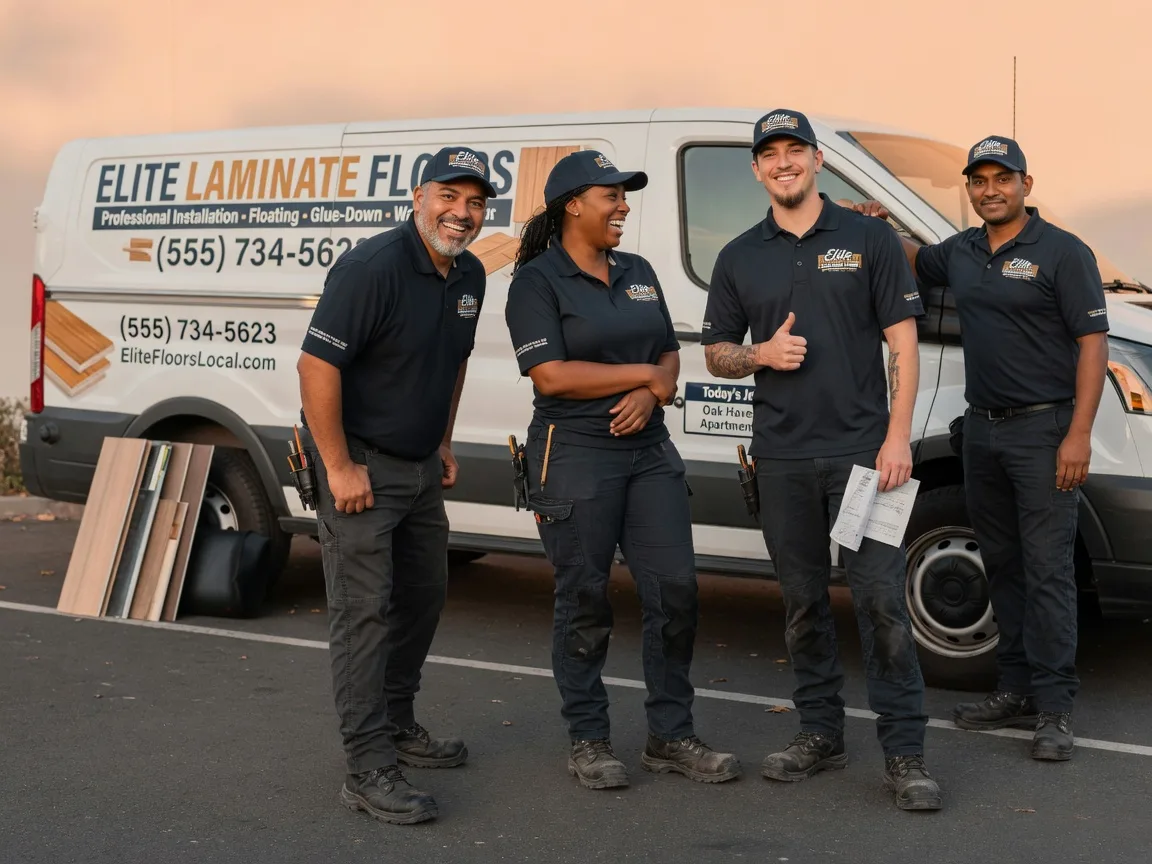 Laminate flooring installation company in Oakwood, TX